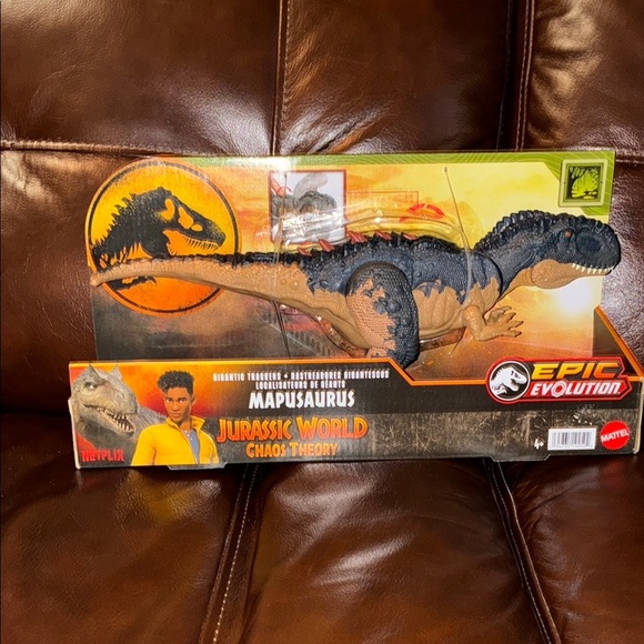 Mattel jurassic Park Black and Tan Reptile Figure - Picture 3 of 9